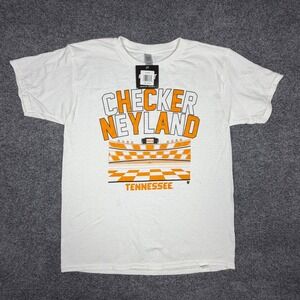 BreakingT‎ Tennessee Volunteers Checker Neyland Youth T-Shirt White Large NWT